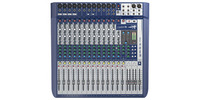 16-INPUT SMALL FORMAT ANALOGUE MIXER, 12 GHOST MIC PREAMPS, 3 AUX BUSSES, 4 BAND BRITISH EQ, LEXICON